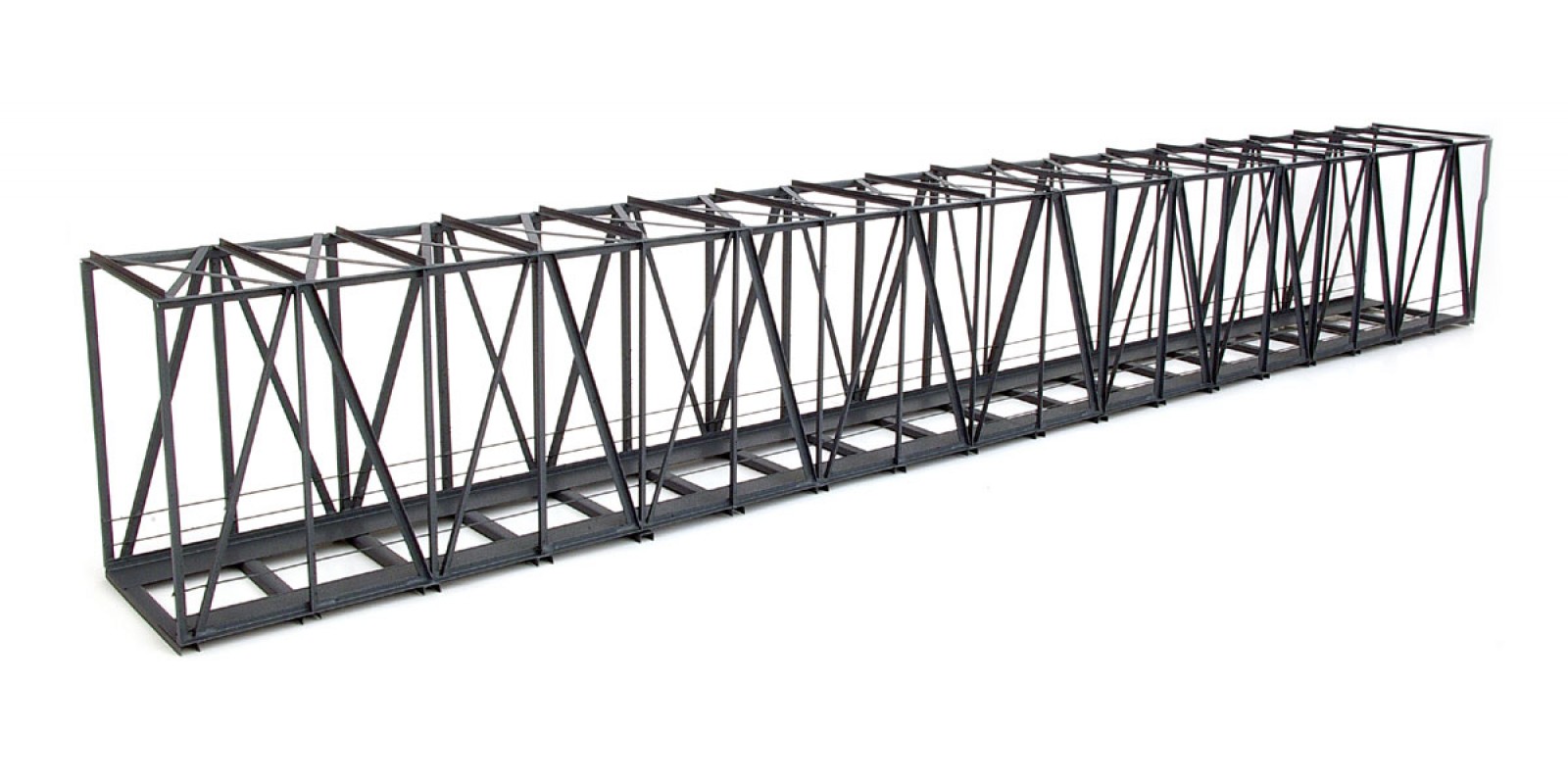 HA11500 K63R Spur H0 Lange Kastenbrücke, gerade, rechteckig, 63 cm
