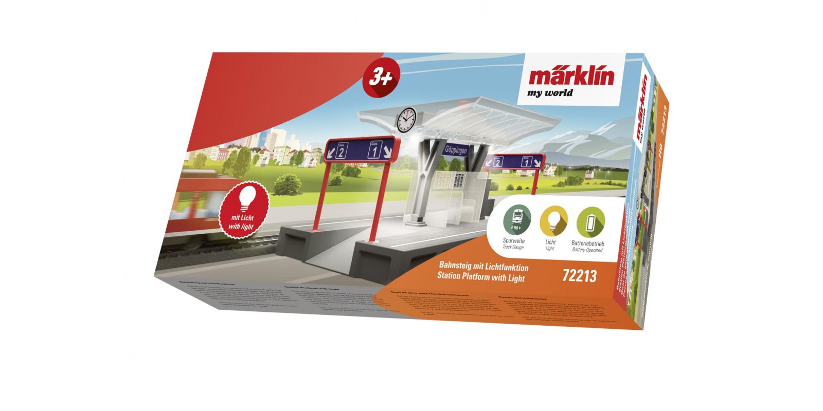 72213 Märklin my world – Station Platform with Light