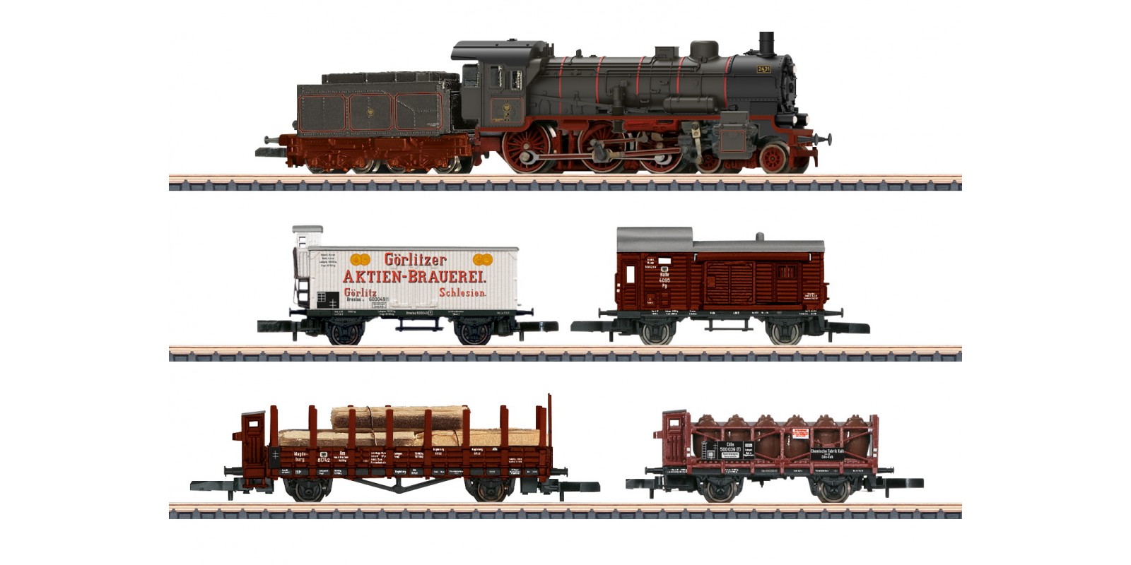 81302 K.P.E.V. Provincial Railroad Freight Train Set