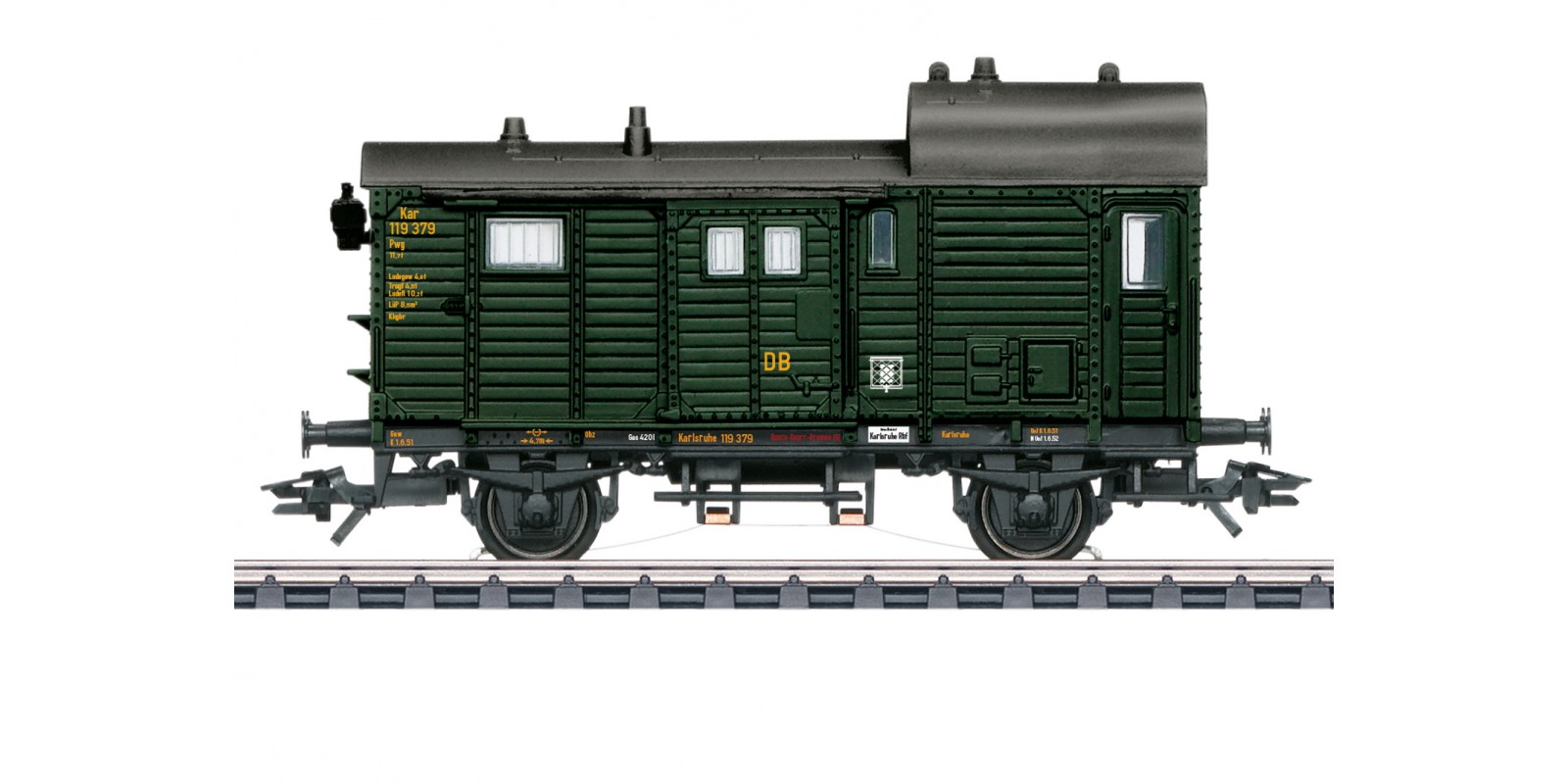46986 Type Pwg Pr 14 Freight Train Baggage Car