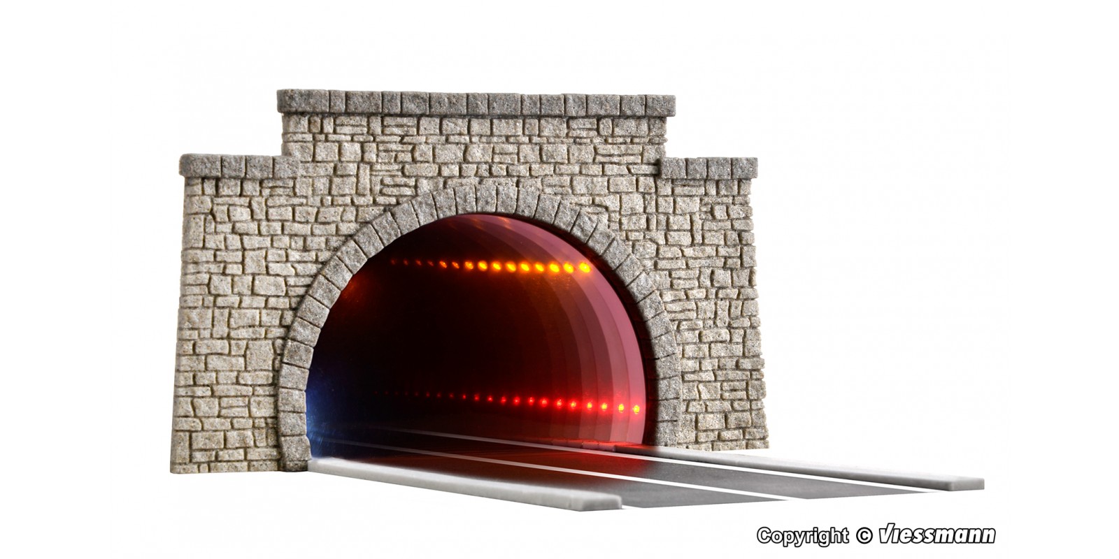 VI5097 H0 Road tunnel classic, with LED mirroring- and depth effect