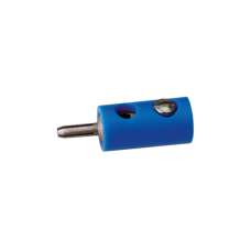 BR3055 Plug round ,blue (10 pieces)