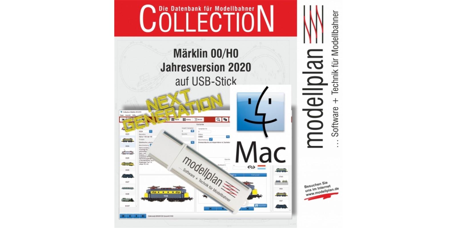 MP73020mac COLLECTION Märklin 00 / H0 Mac annual version 2020 on USB {# 73020mac}