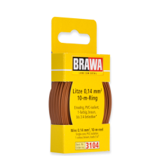 BR3104 Wire 0,14mm², 10m-ring, brown