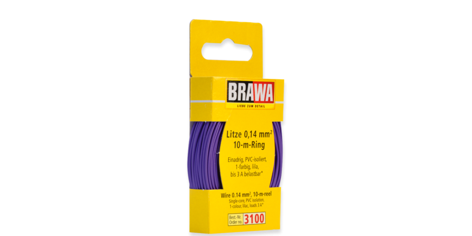 BR3100 Wire 0,14mm², 10m-ring, lilac
