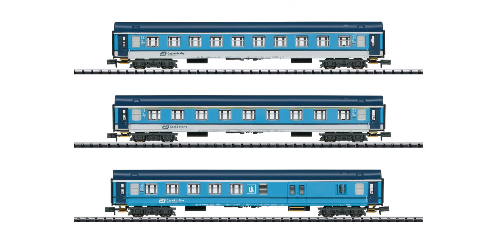 T15935 Type UIC Y Express Train Passenger Car Set
