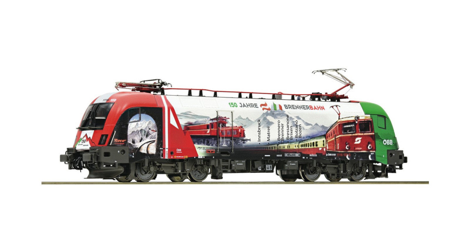 RO79240  - Electric locomotive 1116 159 "Brenner", ÖBB