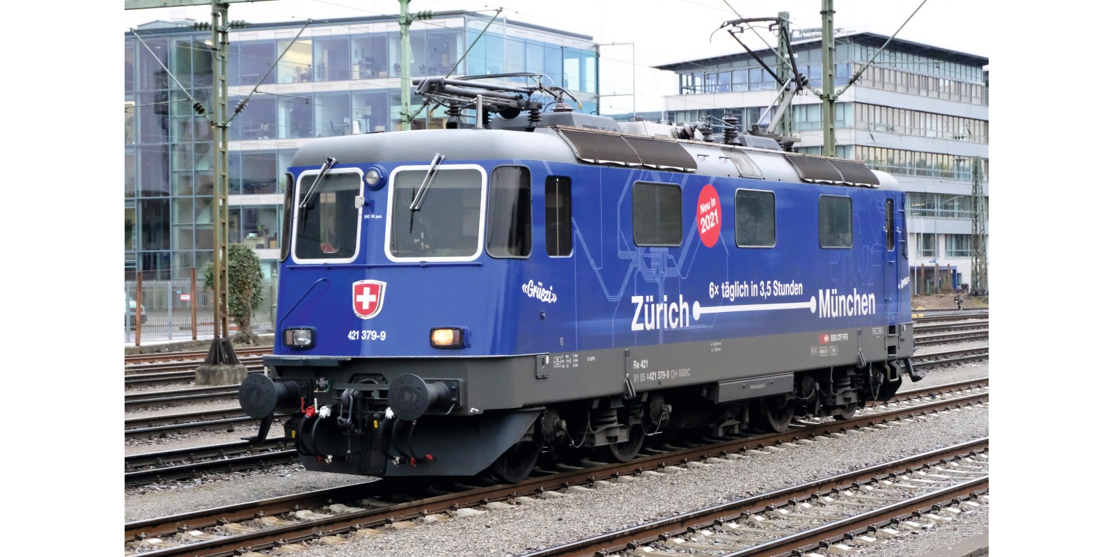  T22666  Re 421 SBB Zürich - München