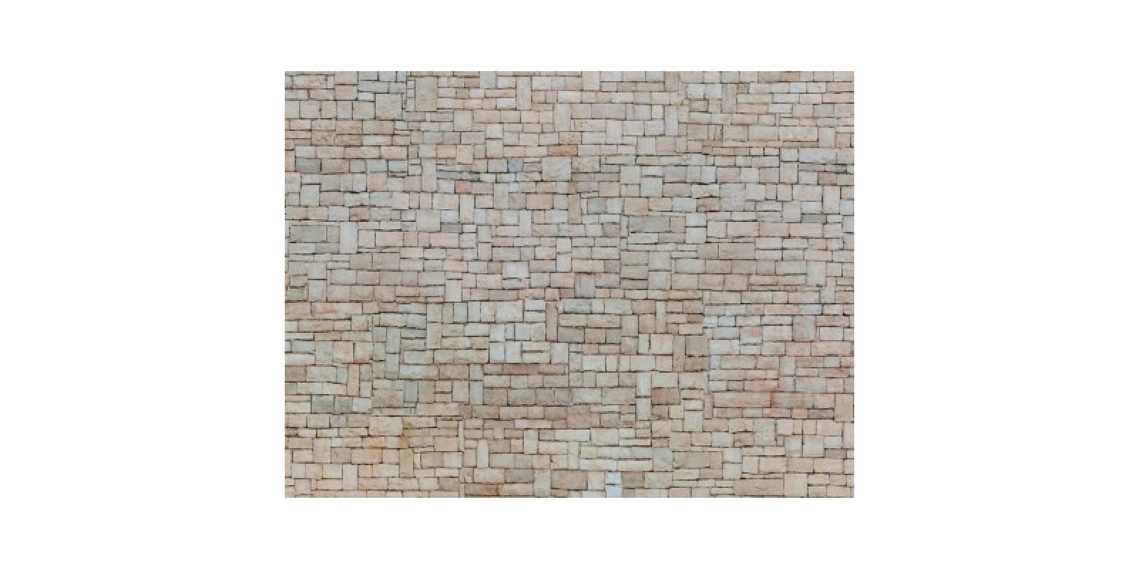 NO56642 3D-Kartonplatte “Kalksteinmauer”