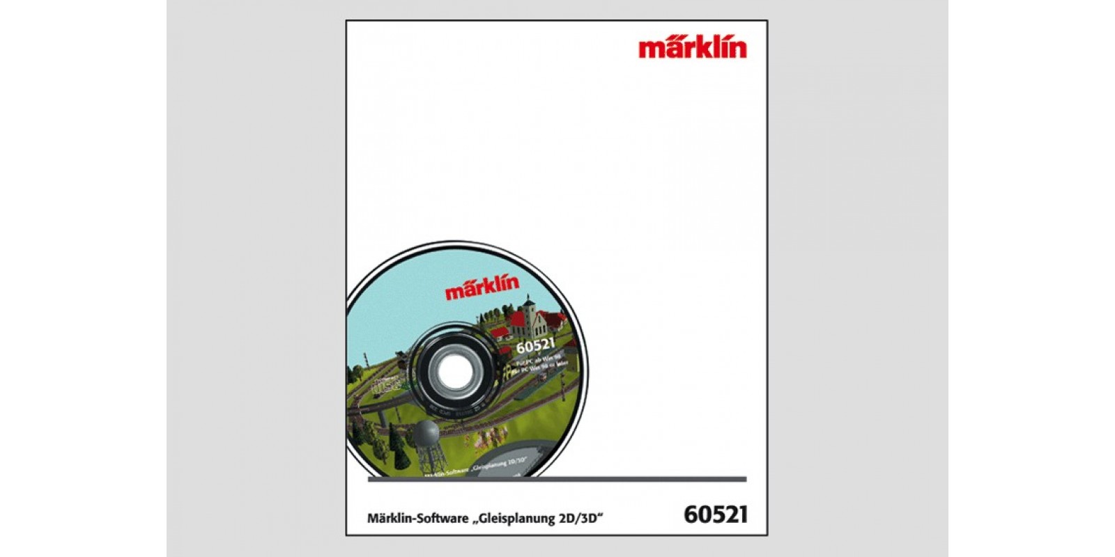 60521 Märklin Software "Track Planning 2D/3D", Version 9.0