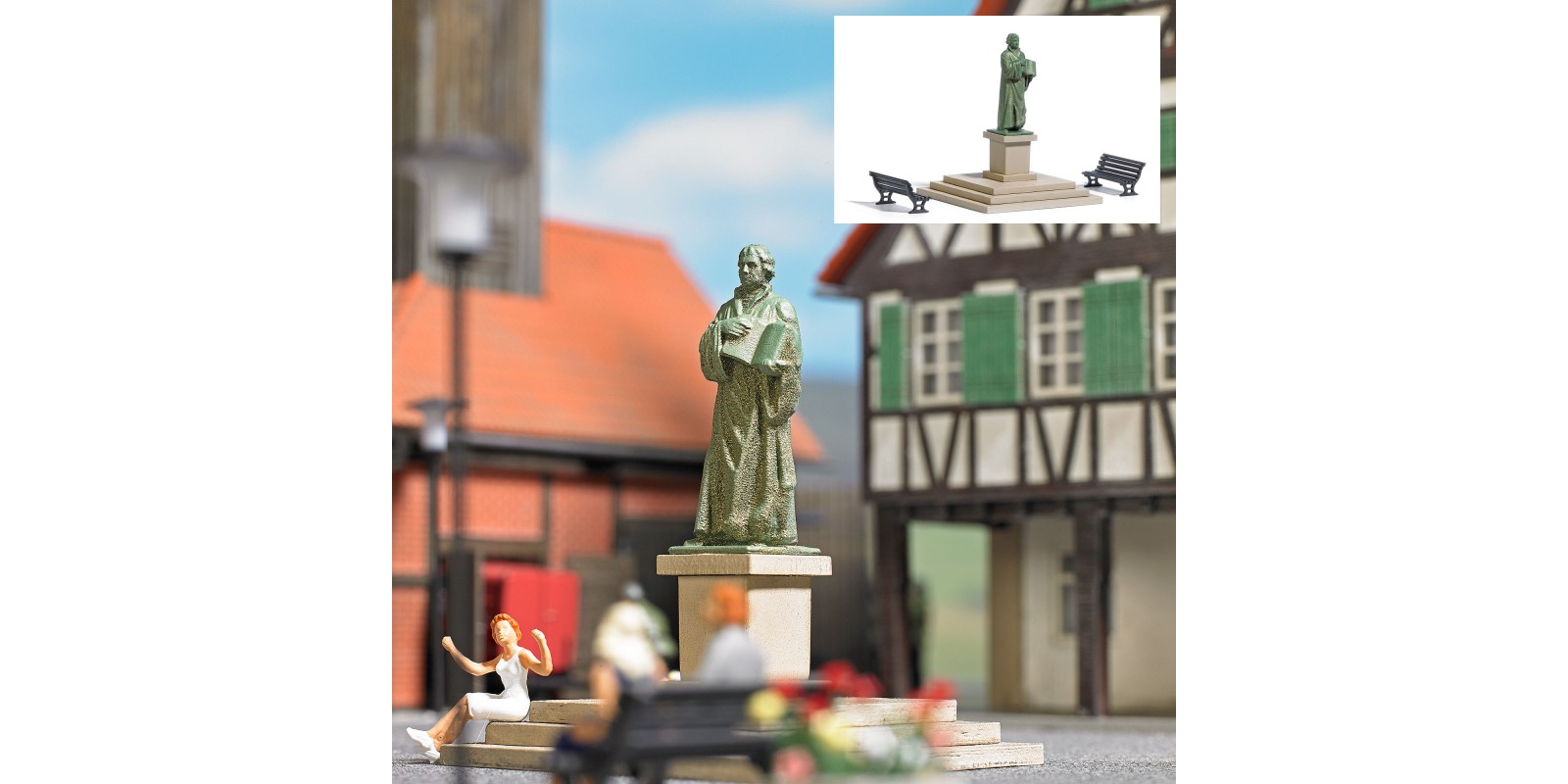 BU7730 Mini world »Martin Luther Statue«