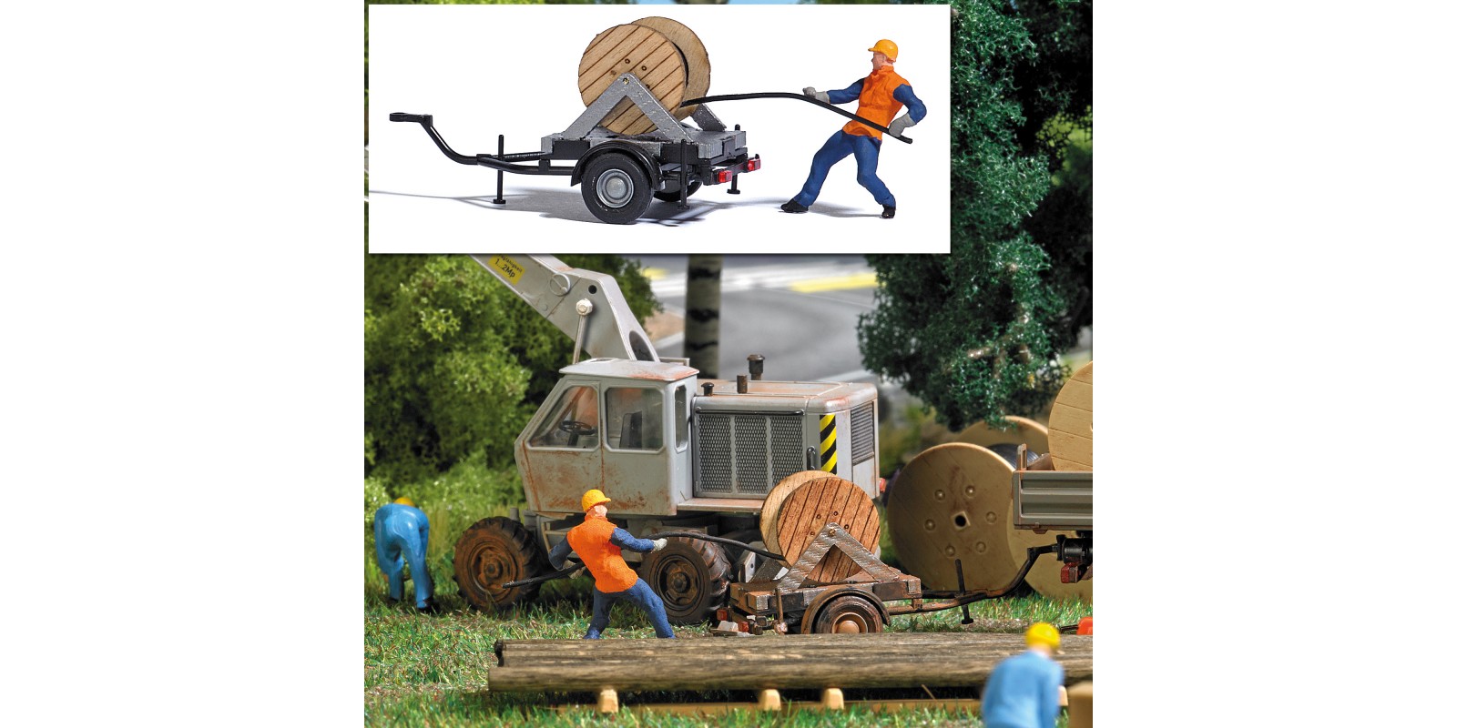 BU7836 Cable Installer with Trailer
