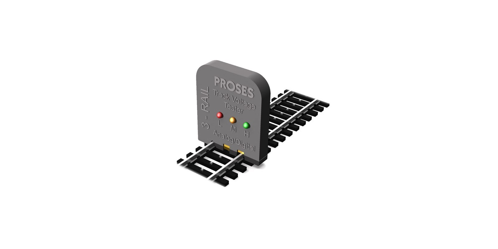 PS-VT-002  3-Rail Voltage Tester for Marklin tracks. View larger 3-Rail Track Voltage Tester (HO, Marklin 3-rail Tracks)