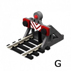 PS- BF-G-04 2 X G Scale Buffer Stops w/Lights