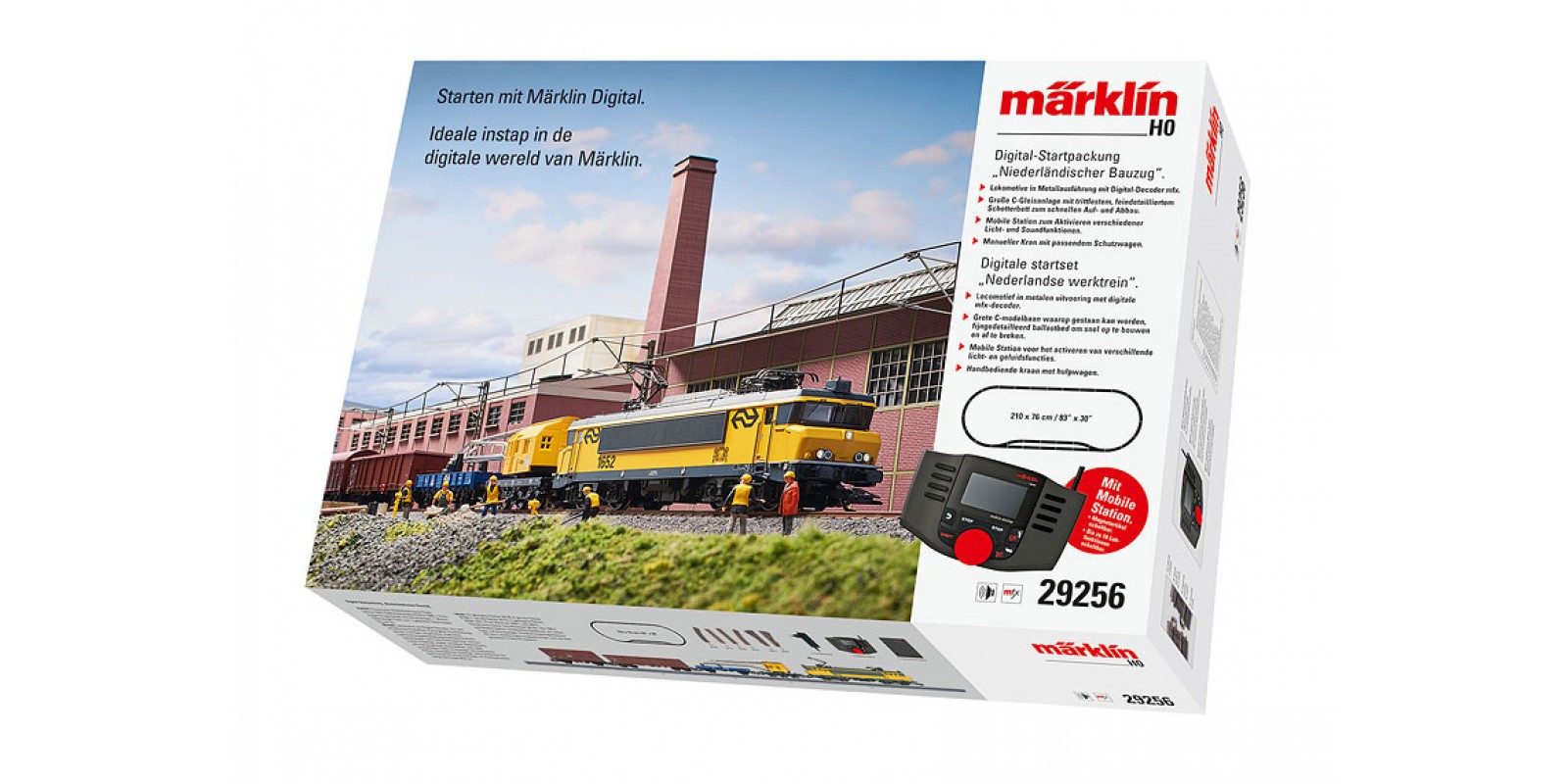 29256 "Dutch Construction Train" Digital Starter Set. 230 Volts