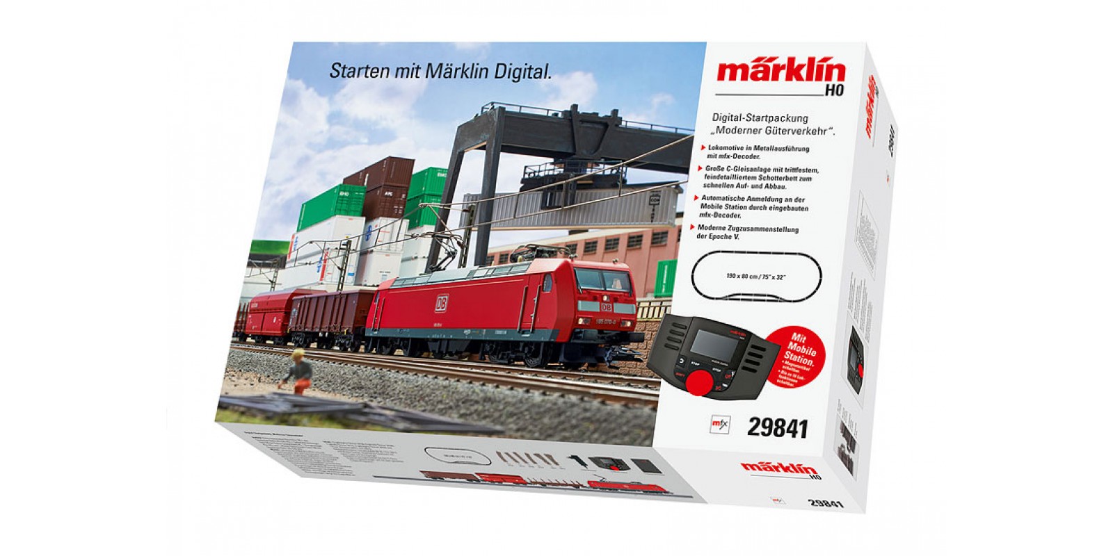 29841 "Modern Freight Service" Digital Starter Set. 230 Volts