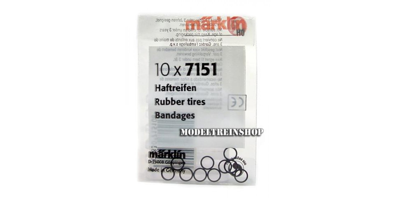 7151 Rubber Tires (10pcs)