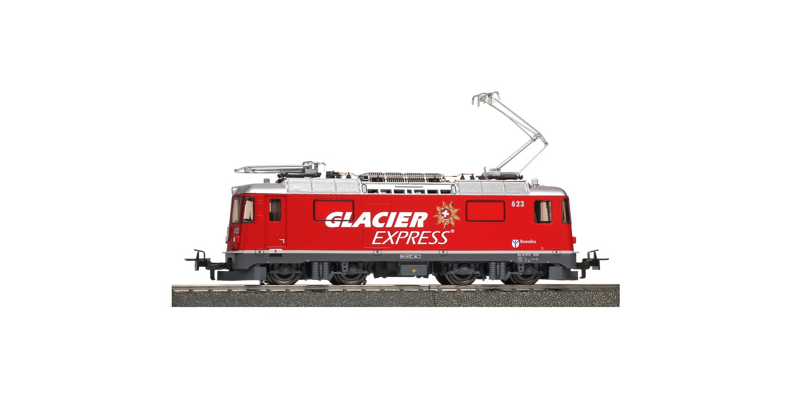 BM1458183 RhB Ge 4/4 II 623 'Glacier-Express' H0 Normalspur 3L-WS LokSound M4