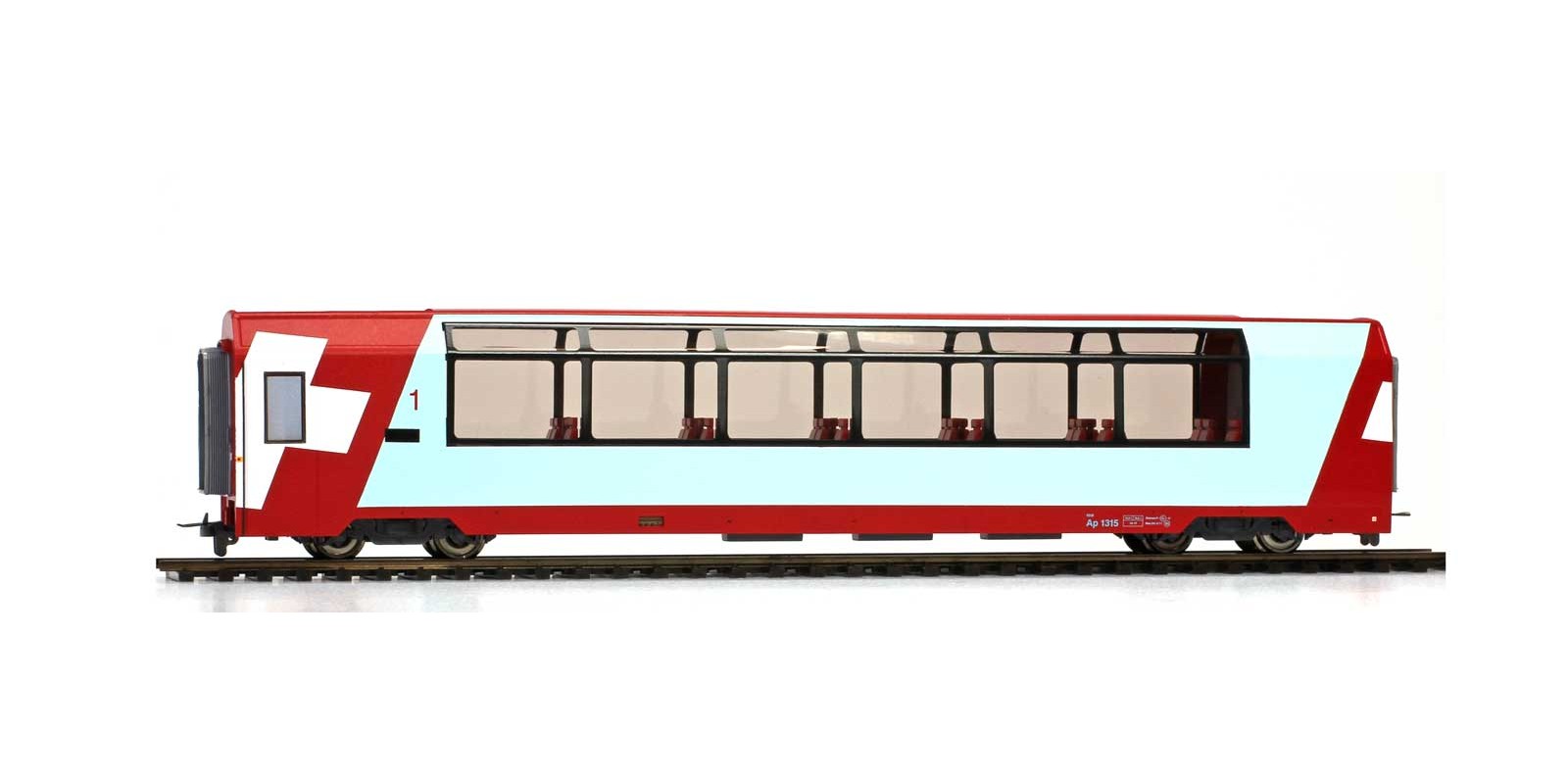 BM3689102 RhB Api 1312 "Glacier-Express" Panoramawagen 1.Klasse für H0