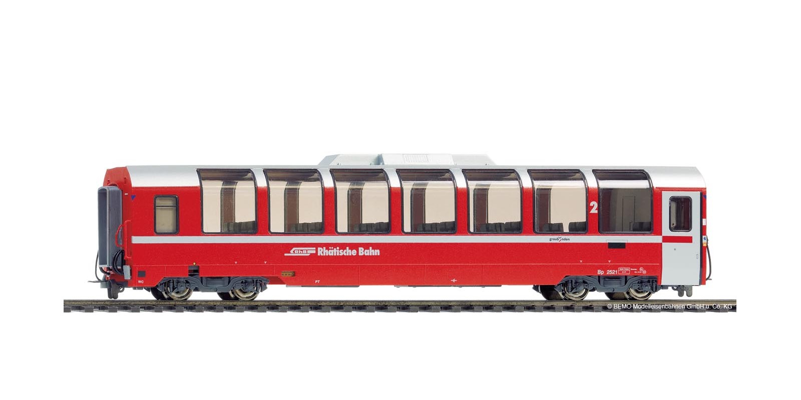 BM3694131 RhB Bp 2521 "Bernina-Express" Panoramawagen 2.Klasse für H0