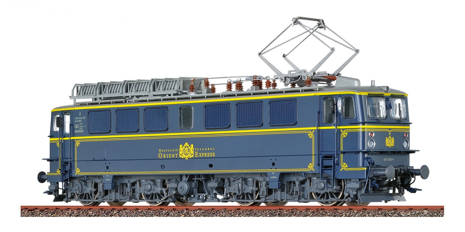 BR70086 Gauge H0 Electric locomotive series Ae 477 of the Lokoop Orient Express, epoch V