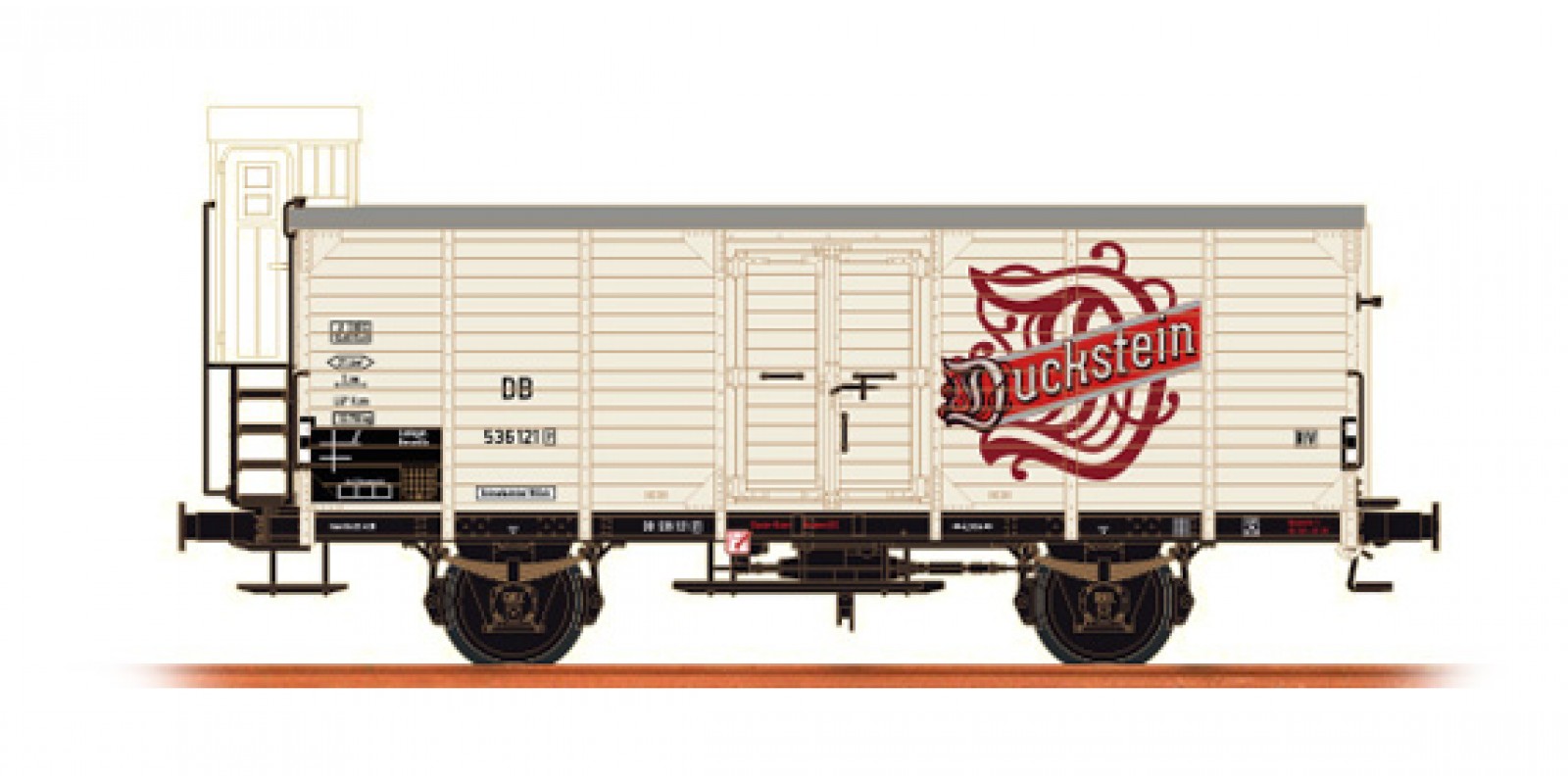 Br49014  Beer Car G 10 "Duckstein" DB, (Exclusive special model - International Toy Fair Nürnberg 2015),epoch  III