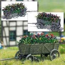 Bu1228 Cart with Flowers