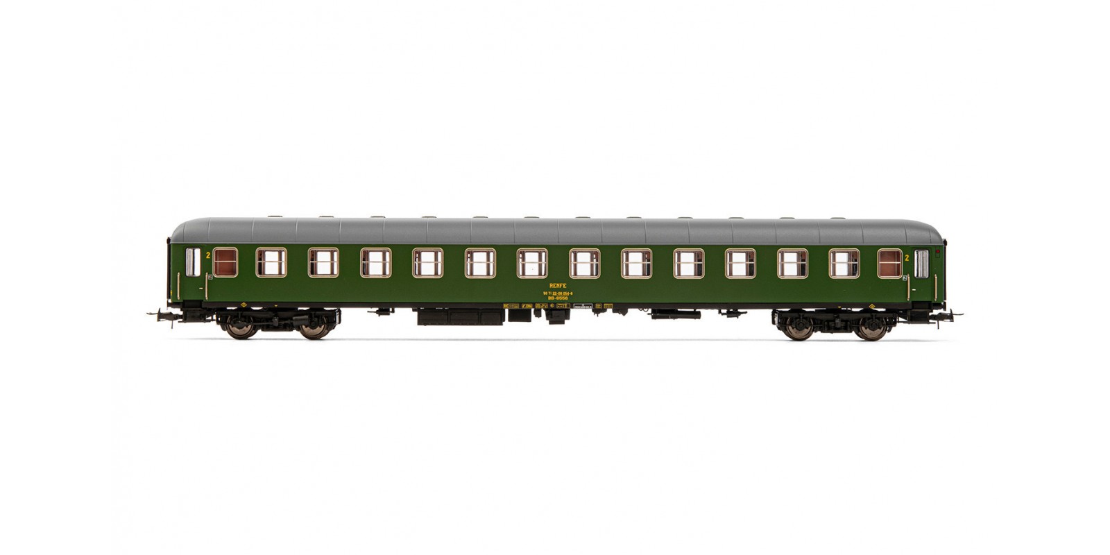 ET18042 RENFE, BB-8500, Green livery, 2nd class, period IV