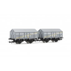 ET19034 R.N., covered wagon PX with high sides, grey livery, "Carbones de Mieres", ep. III
