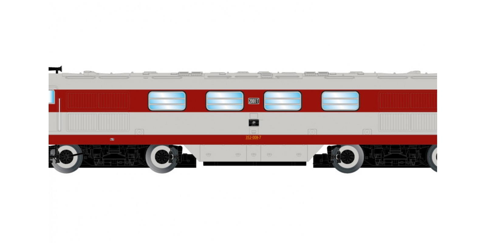 ET2327S RENFE, diesel locomotive Talgo 2008 "Virgen de la Soledad", original livery, with armored glass, without conditioned air, period IV, with DCC-sounddecoder
