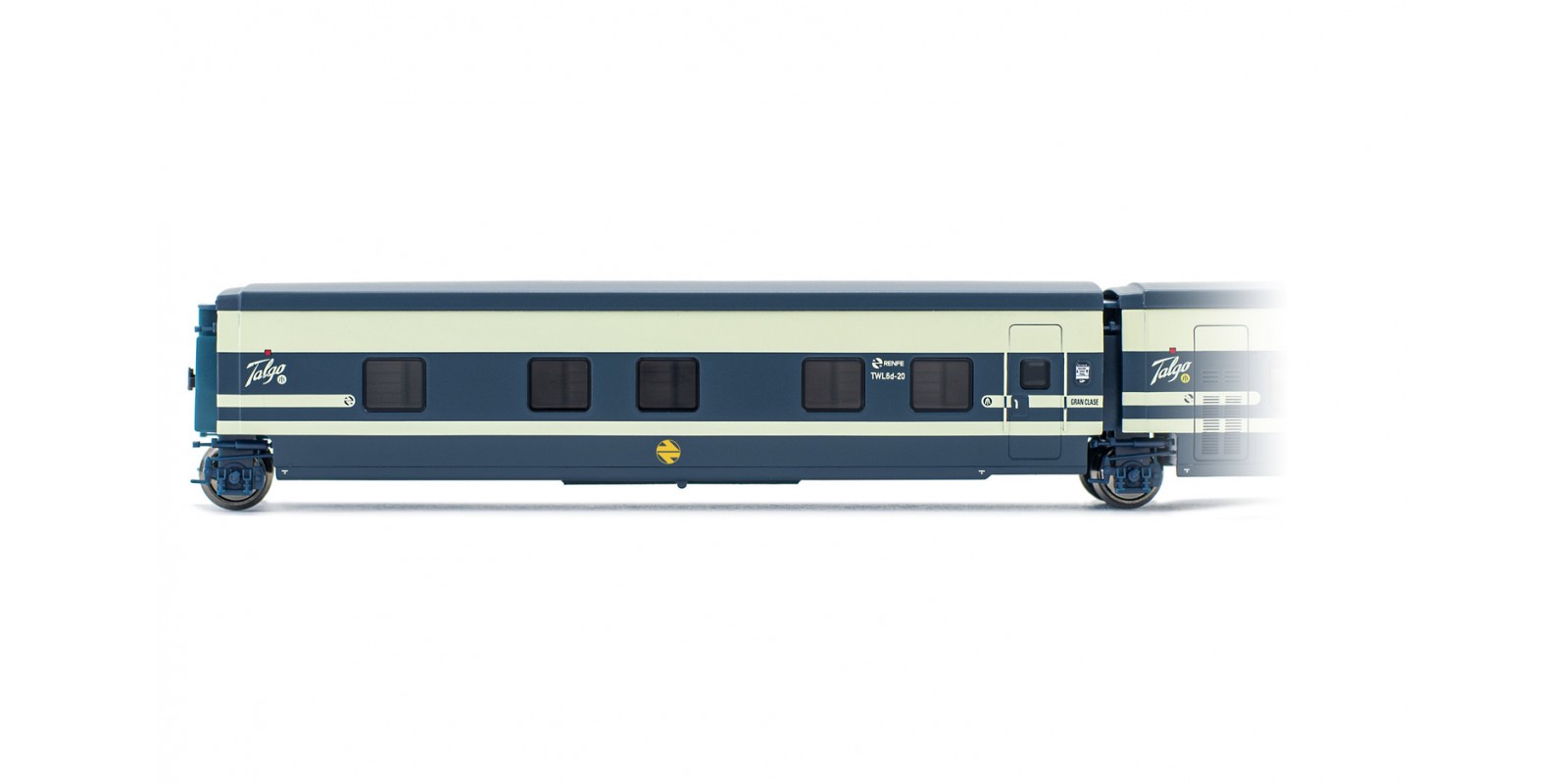 ET3360 (H0 1:87) RENFE, Trenhotel Talgo, sleeping coach with door on the left side in original blue/beige livery, period IV