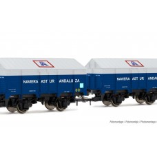 ET6010 R.N., 2-unit pack 2-axle covered wagons type PX "Naviera Astur Andaluza", period III
