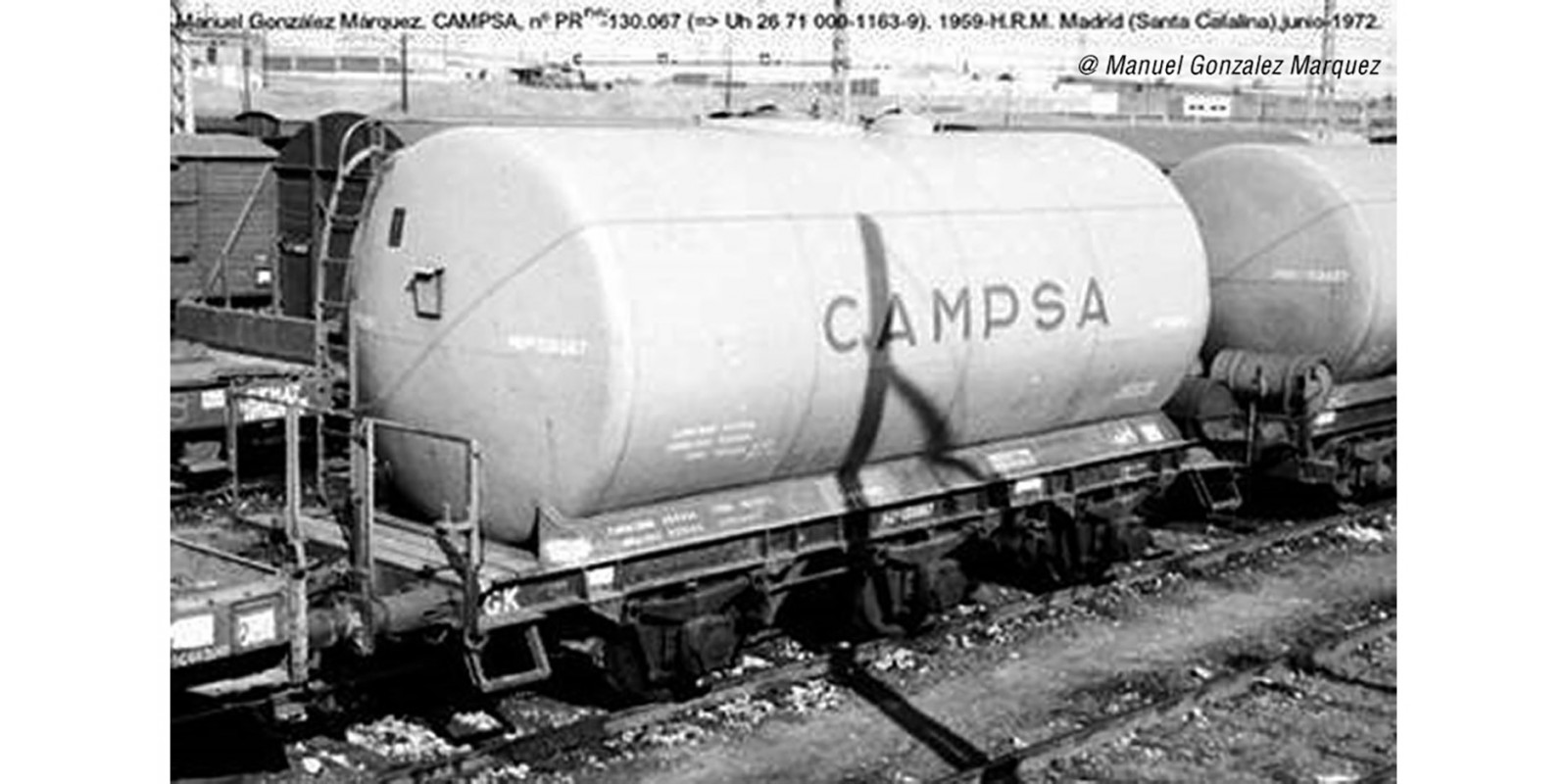 ET6023 RENFE, 2-unit set 3-axle tank wagon, CAMPSA livery, period IV --- Electrotren 70th Anniversary 