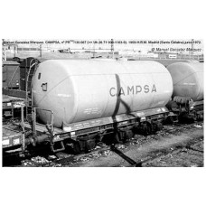 ET6023 RENFE, 2-unit set 3-axle tank wagon, CAMPSA livery, period IV --- Electrotren 70th Anniversary 