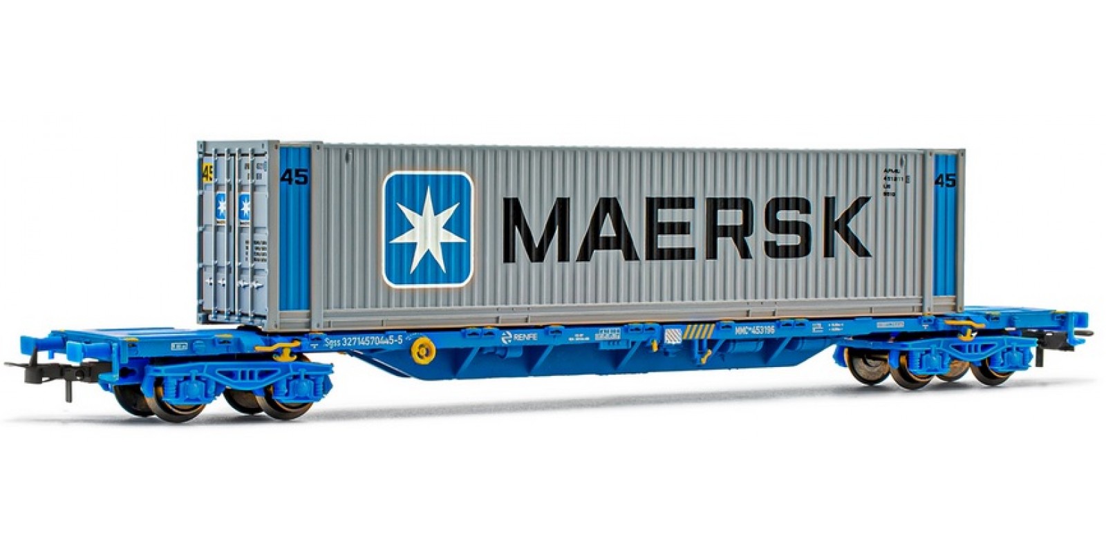 ET6044 RENFE, 4-axle container wagon MMC3, with 45' container MAERSK