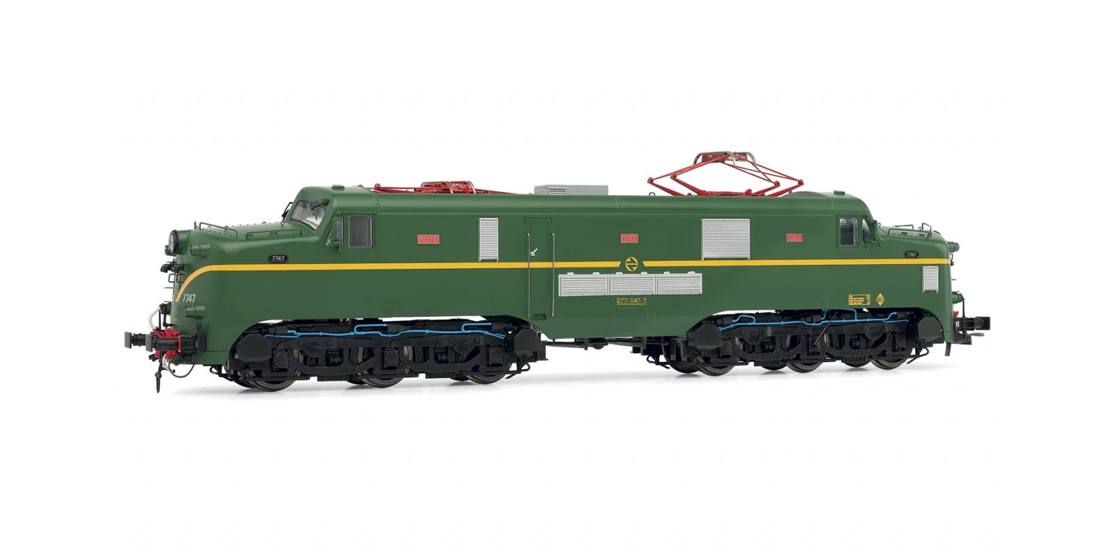 ET2763 Electric locomotive RENFE 277.047 (green and yellow)