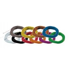 ESU  51949 Super thin cable, 0.5mm diameter, AWG36, 10m bundle, blue colour