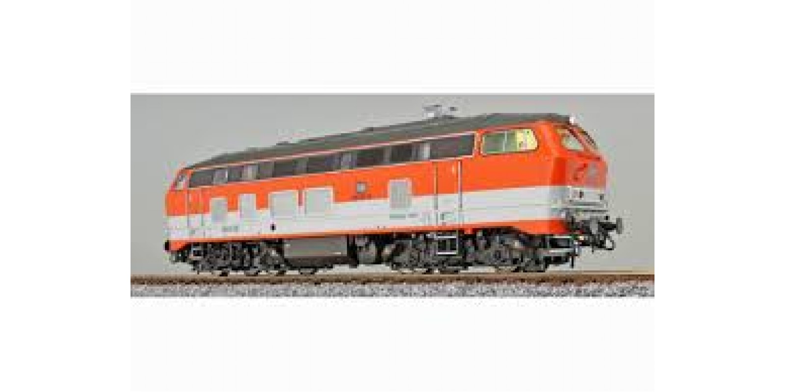 ES31014 Diesel locomotive, H0, BR 218, 218 137 Citybahn DB, Orange / White, Era IV, prototype around 1989, Sound + Rauch, DC / AC