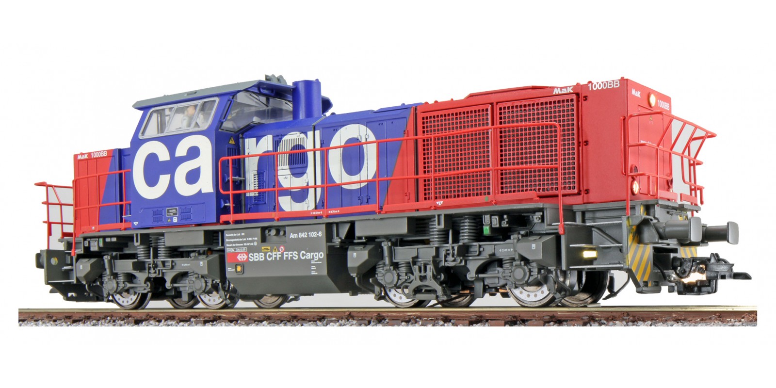 ES31305 Gauge H0 Diesel locomotive Am 842 of the SBB Cargo, epoch VI with sound
