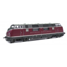 ES31336 Diesel loco, H0, V200 008 DB, old red, Era III, Sound+Smoke, DC/AC