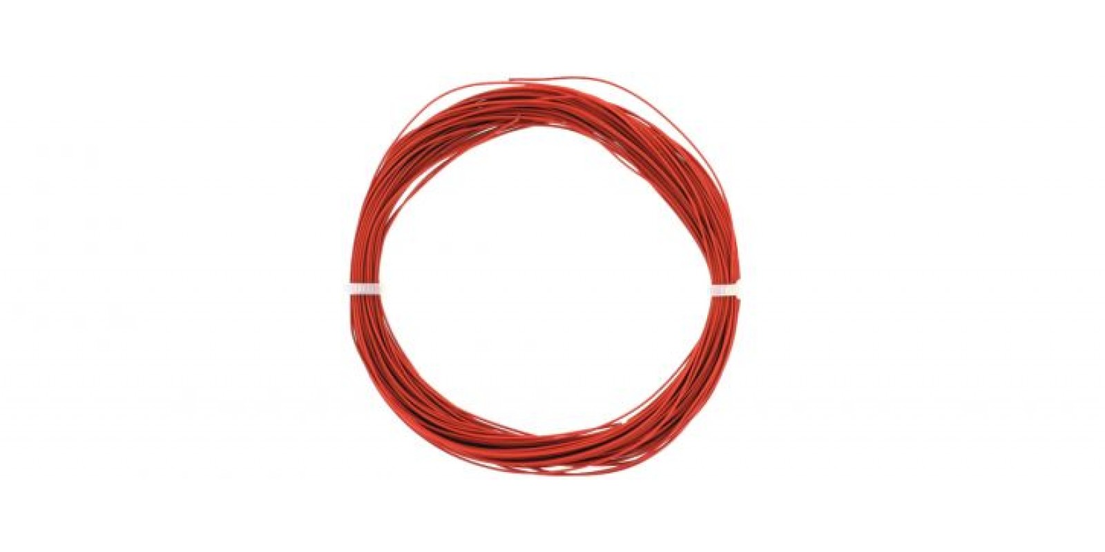 ES51943 Super thin cable, 0.5mm diameter, AWG36, 10m bundle, red colour