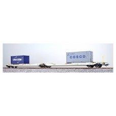 ES36555 Pocket-wagon, H0, Sdggmrs, 31 84 495 5 780-6, NL-RN Ep. VI, Container CMAU 217007 + CBHU 351060, DC