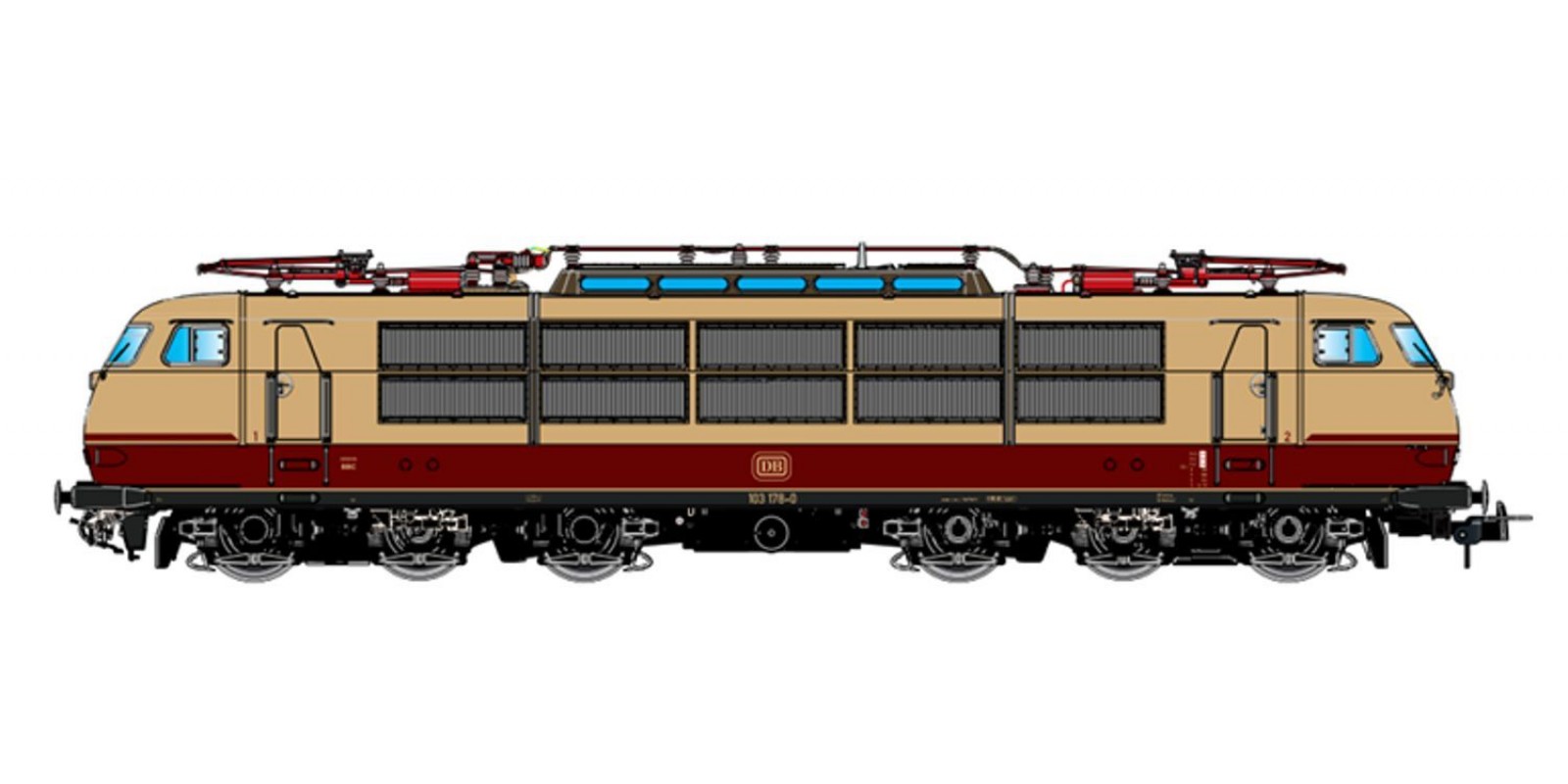 ES31174 Electric loco, 103 178 DB, TEE, Era IV, Sound+Panto, DC/AC