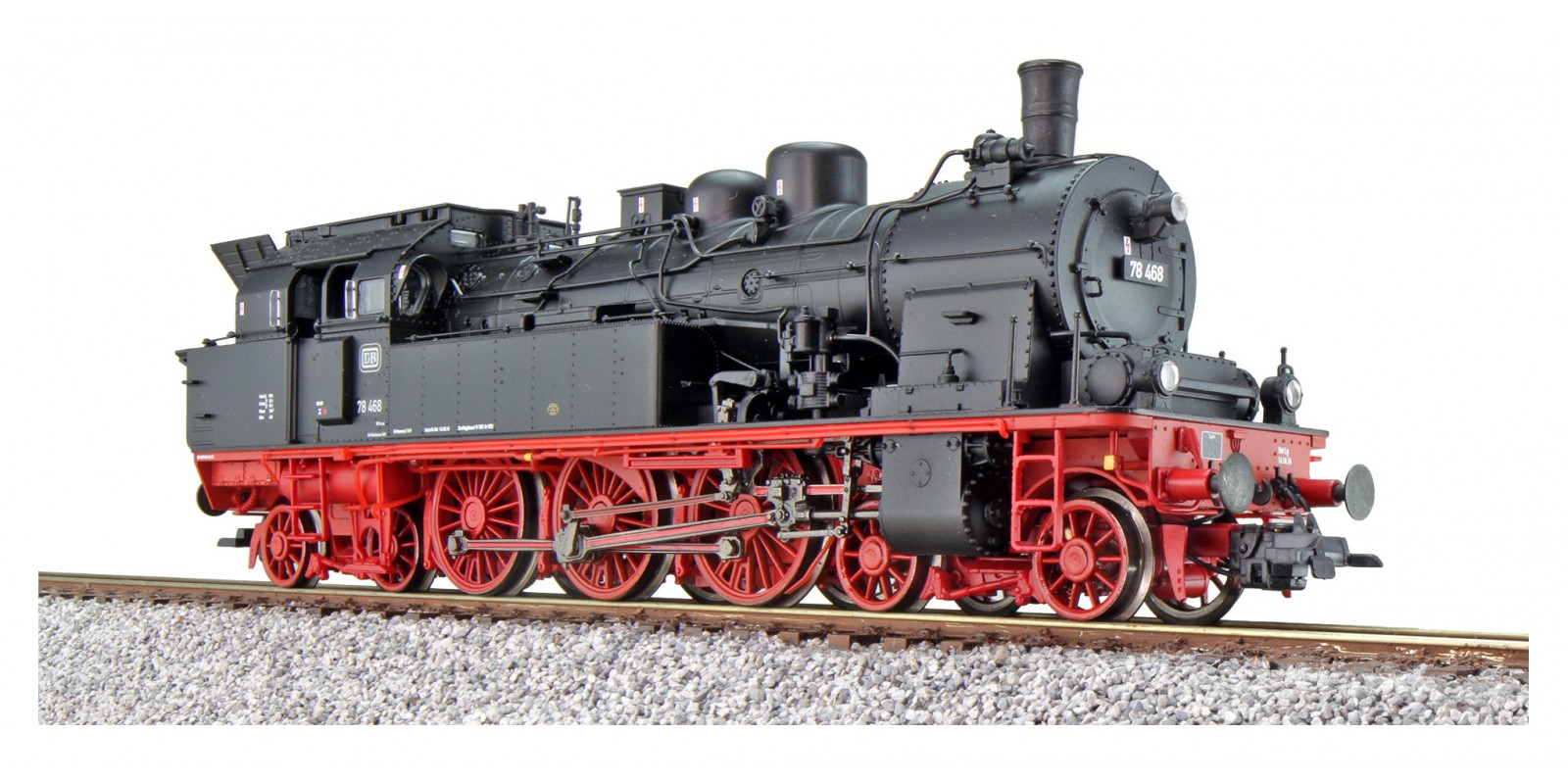 ES31187 Gauge H0 Steam locomotive T18, 78 468 Museum, era VI with sound and smoke ESU / H0 / Steam Locomotive / Tank Locomotive