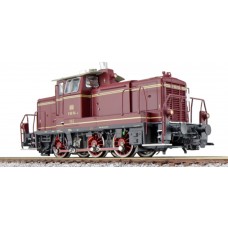 ES31743 Diesel loco, V60 114 DB/DFS, oldred, Era VI, prototype around 2020, Sound+Smoke, el. Coupler, DC/AC