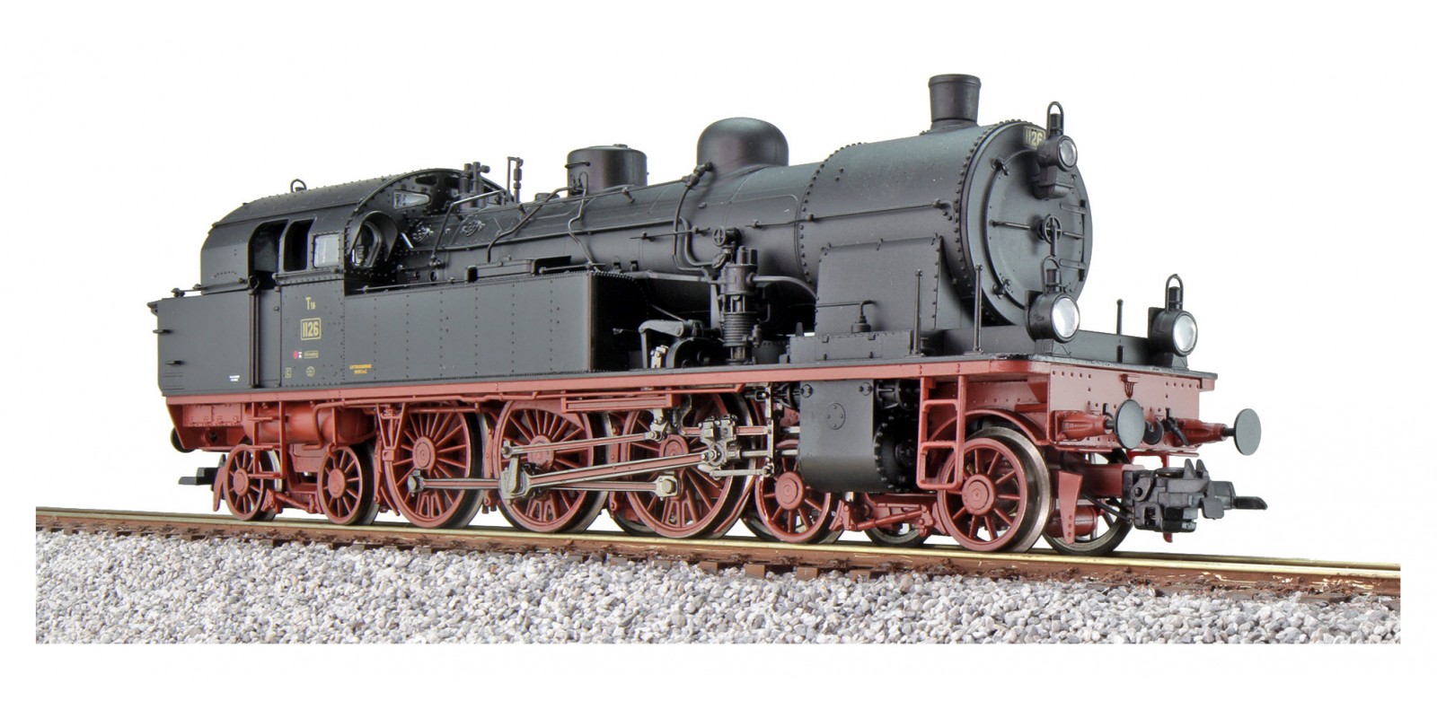 ES31185 Gauge H0 Steam locomotive T18 of the K. wü StsB., era I with sound and smoke