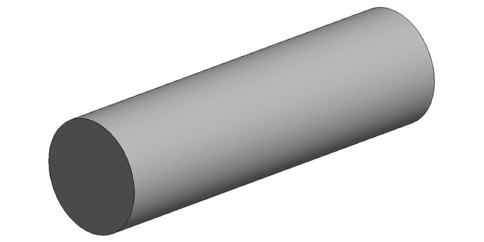 FA500219 White polystyrene rod, diameter 0.64 mm