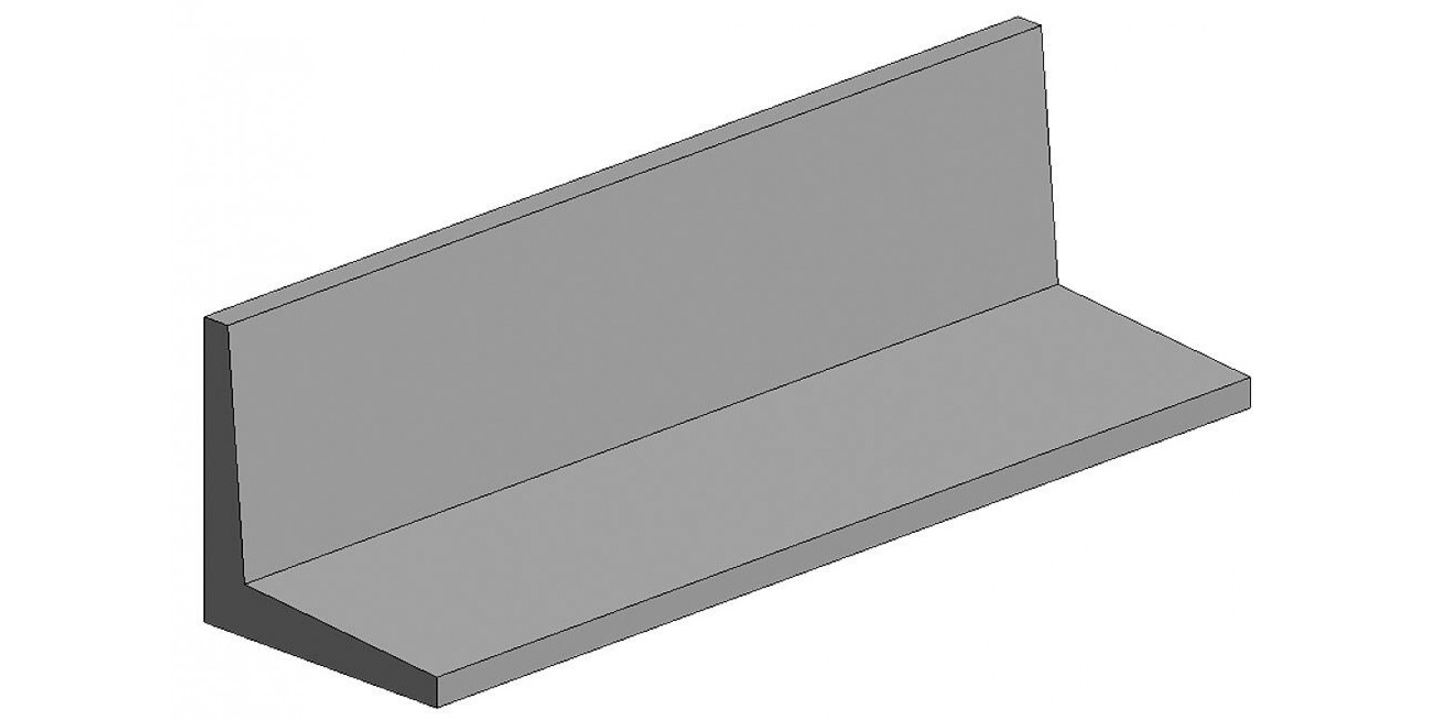 FA500296  White polystyrene angle profile, 0.01