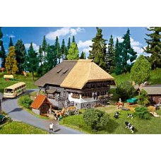 Fa130534 	 Black Forest Farm with straw roof