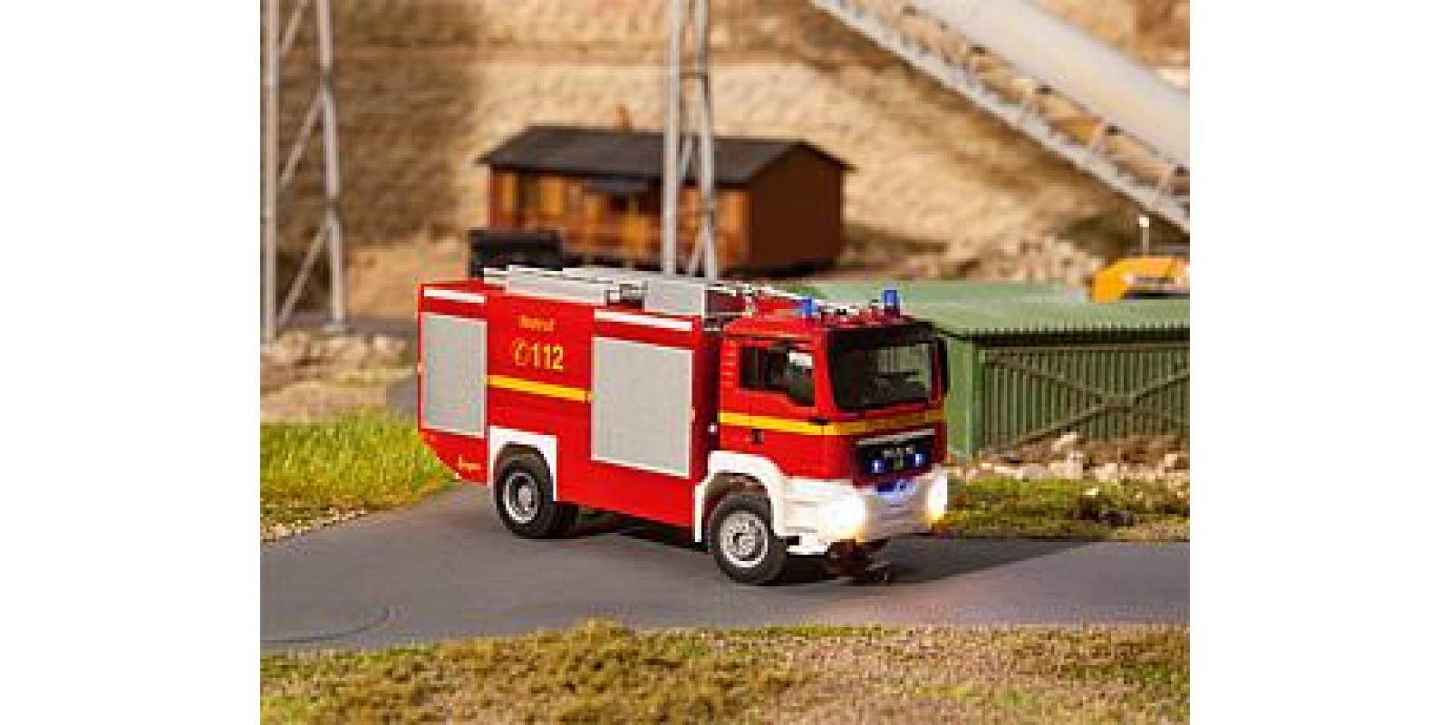 FA161306  Car System Digital 3.0, MAN TGS TLF Fire engine (HERPA)